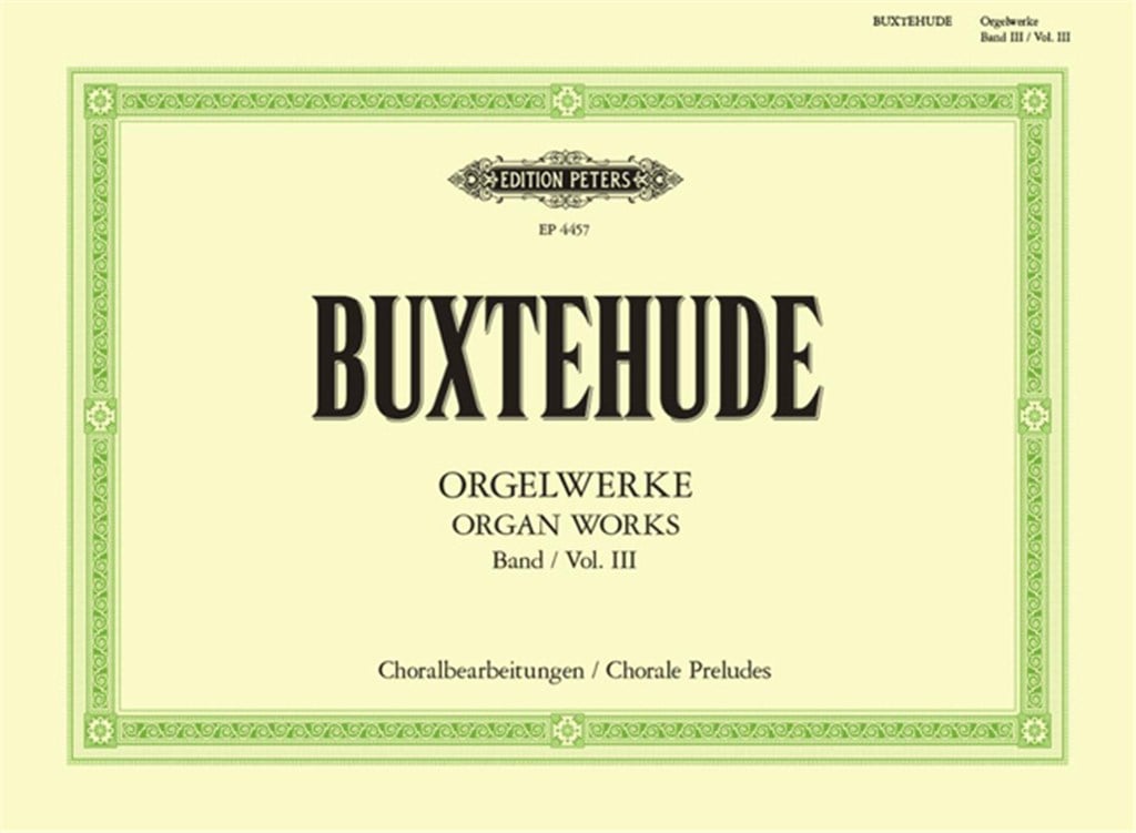 Orgelwerke 3 Choralbearbeitungen